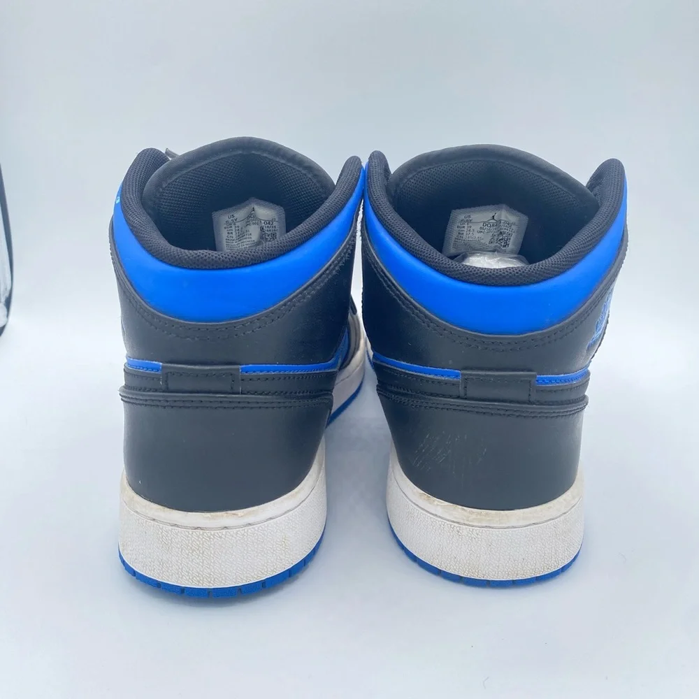 Nike Air Jordan 1 High Top Basketball Shoes Blue DQ8423-042 Youth Size 6.5Y - Picture 6 of 10